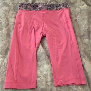Lilly Pulitze Luxletic Pink Crop